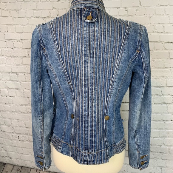Baccini Jackets & Blazers - RARE Baccinni Jeans Jacket Size PS
